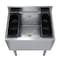 Amgood AmGood 18.5 in. x 24 in. Underbar Ice Bin with Sliding Lid ICE BIN FSIB-182412-Z - alternate 3
